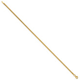 14k Polished 2.25mm Rounded Box Chain 8.5 inch Mens Bracelet